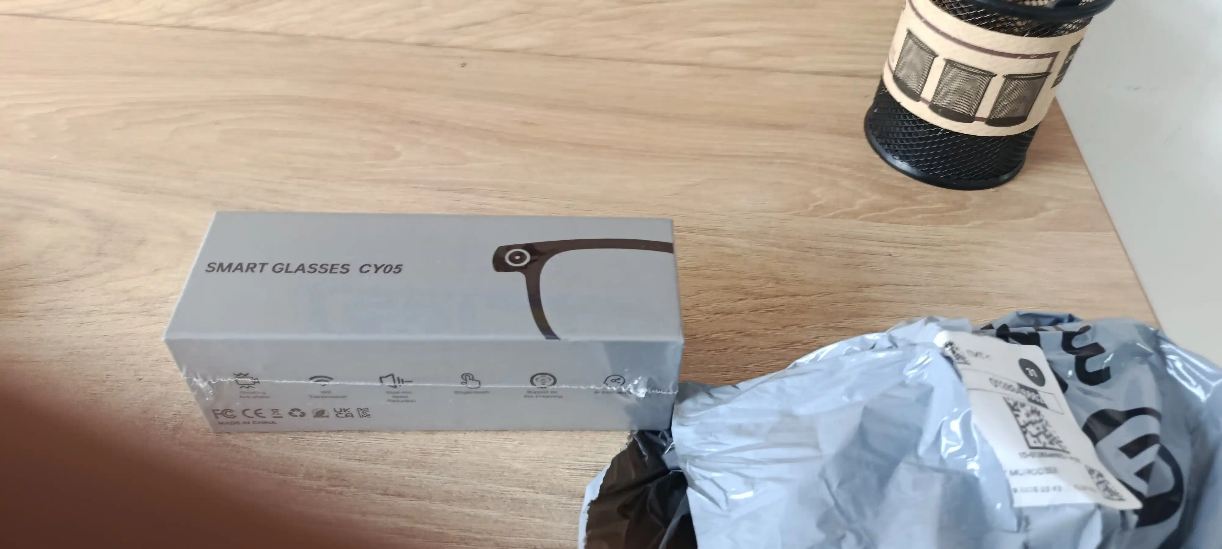 Kamera bilan smart ko‘zoynak - 1080P · 8 MP, AI funksiyalari, CY05, smart ko‘zoynak