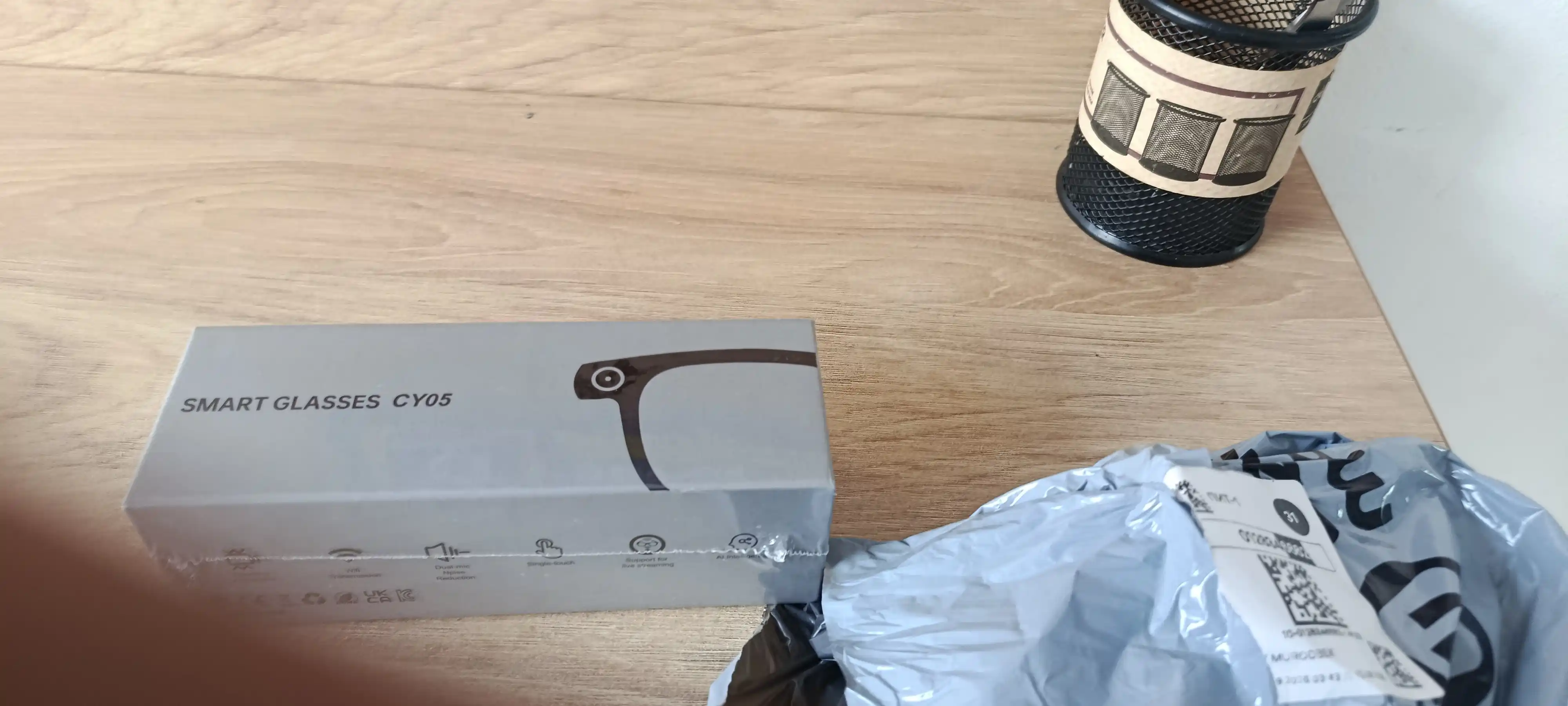 Kamera bilan smart ko‘zoynak - 1080P · 8 MP, AI funksiyalari, CY05, smart ko‘zoynak