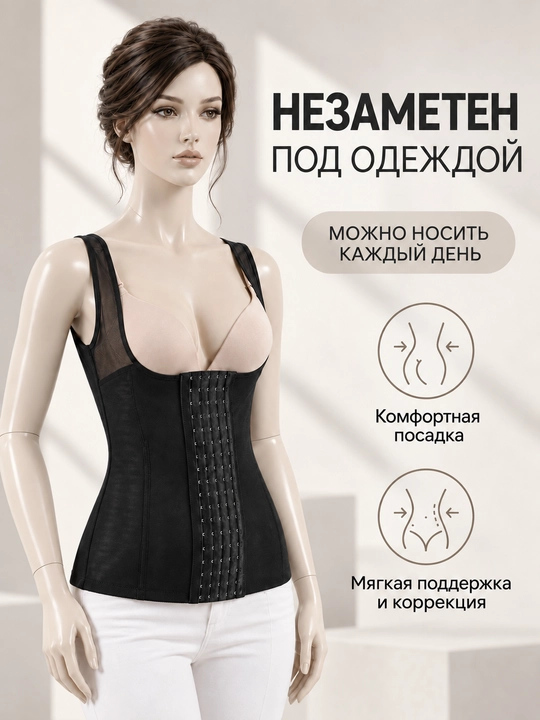 Корректирующее нижнее белье для женщин Pinkly, утягивающий корсет