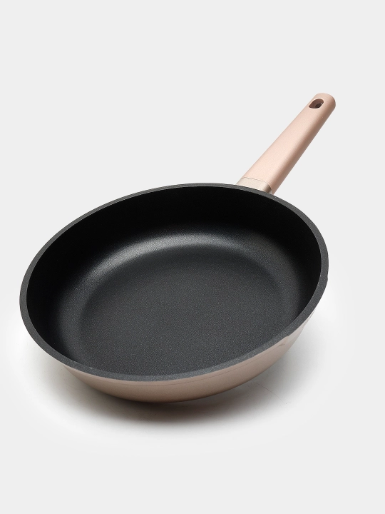 Cковородка гранитная с крышкой из стекла, с антипригарным покрытием, O.M.S 15019