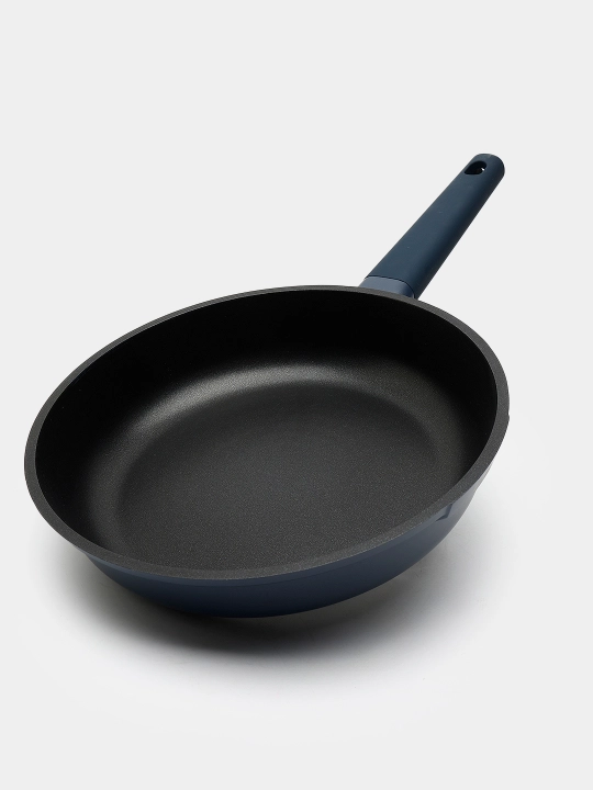 Cковородка гранитная с крышкой из стекла, с антипригарным покрытием, O.M.S 15019