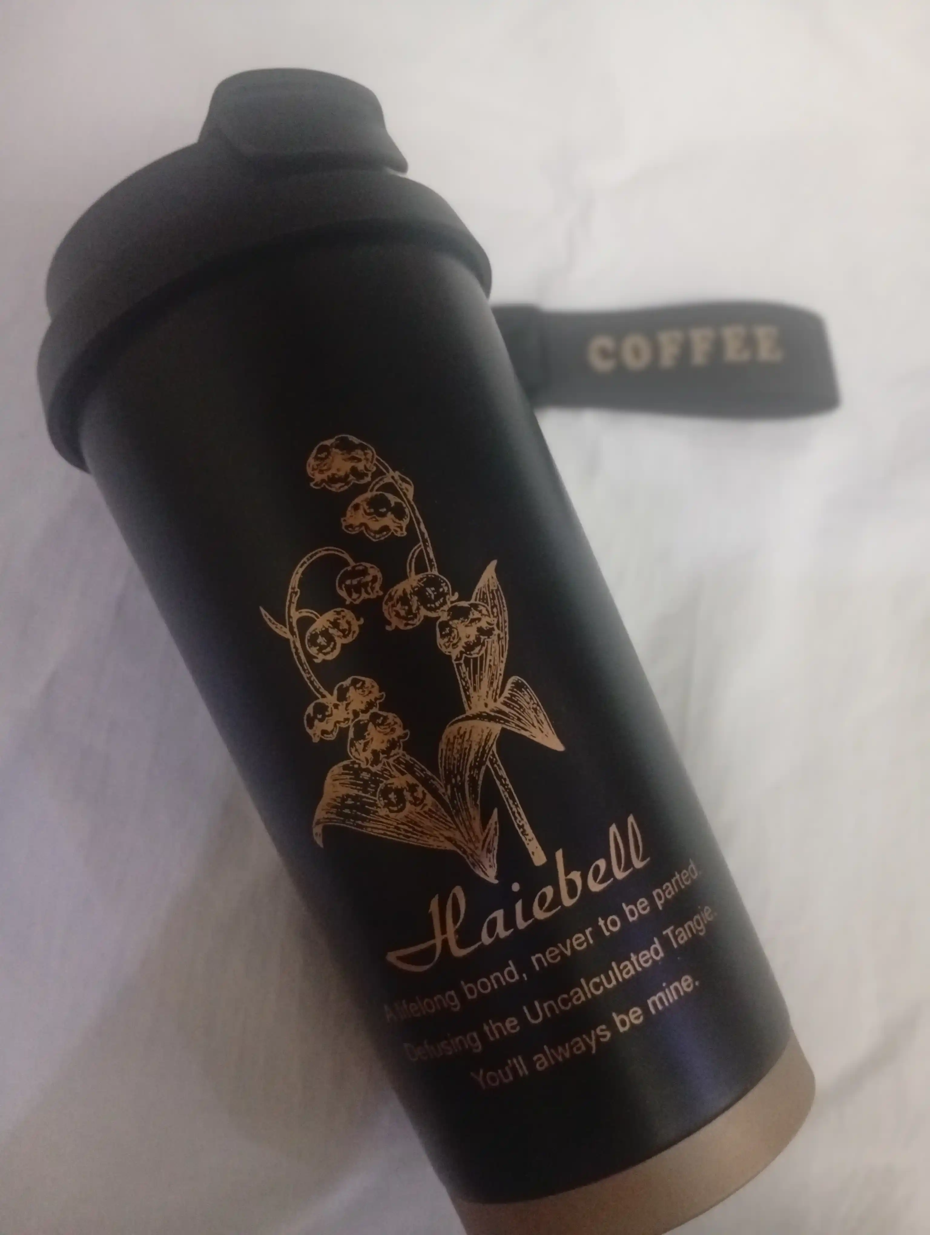 Термос для кофе и чая, термокружка, подарочная, нержавеющая сталь 316, с носиком, 500 мл