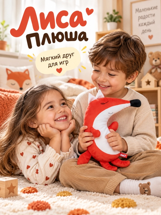 Мягкие игрушки-зверята, DREAM MAKERS