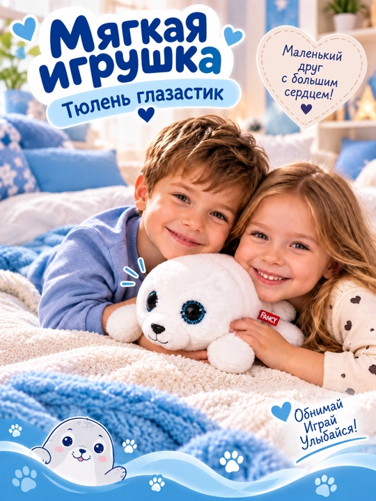 Мягкие игрушки-зверята, DREAM MAKERS
