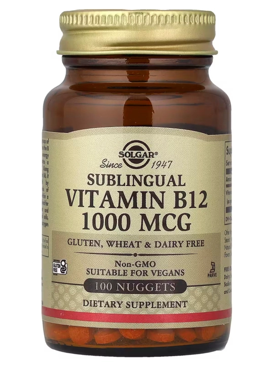 Vitamin B12, Solgar, 1000 mcg, 100 tabletka