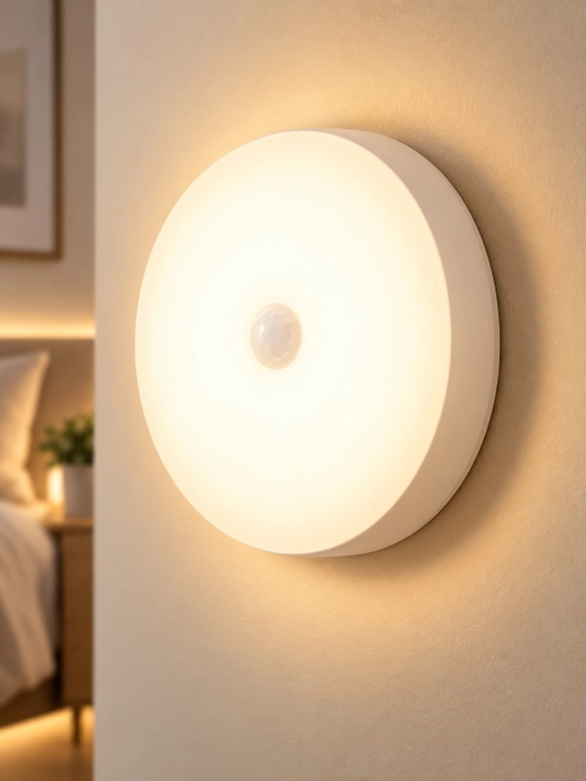 Harakat sensorli LED tungi chiroq, Type-C, 6 Vt, 500 mA/soat quvvatga ega, akkumulyatorli