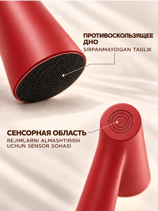 Uy va ish stoli uchun USB bilan jihozlangan LED stol chirog‘i