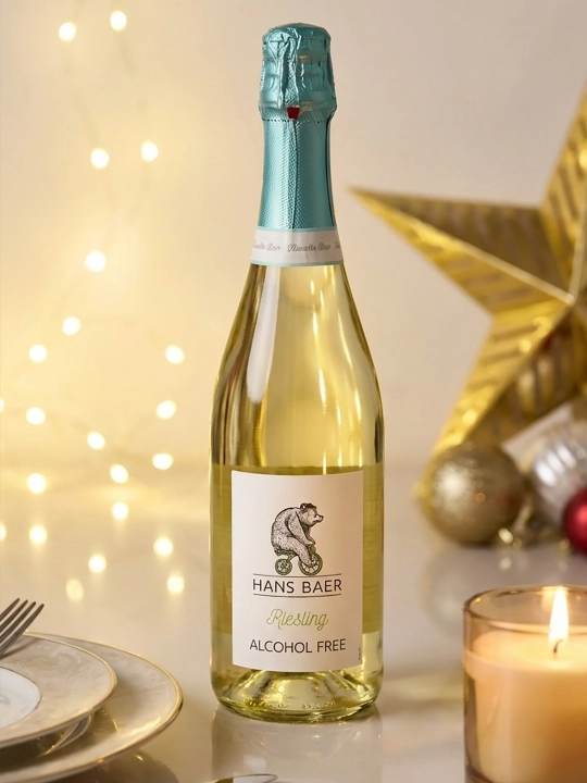 Alkogolsiz shampan vino Hans Baer Riesling 0,75 l - 