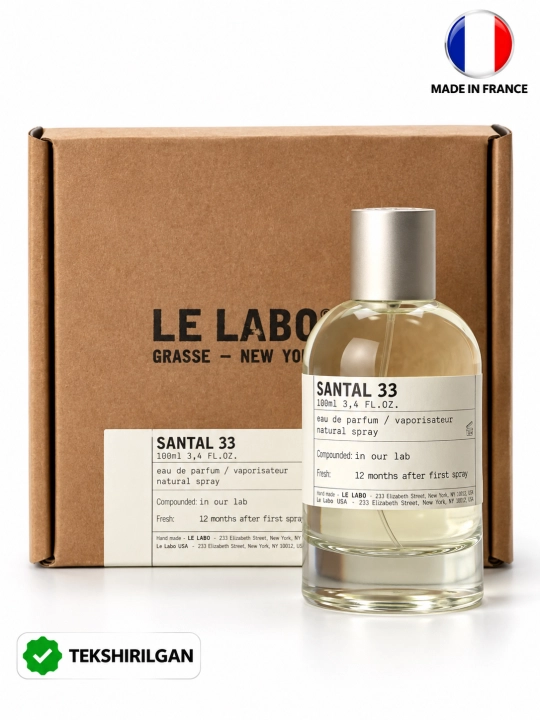 Santal 33 Le Labo, Сантал 33 парфюм для мужчин и женщин 1-2 дня стойкости