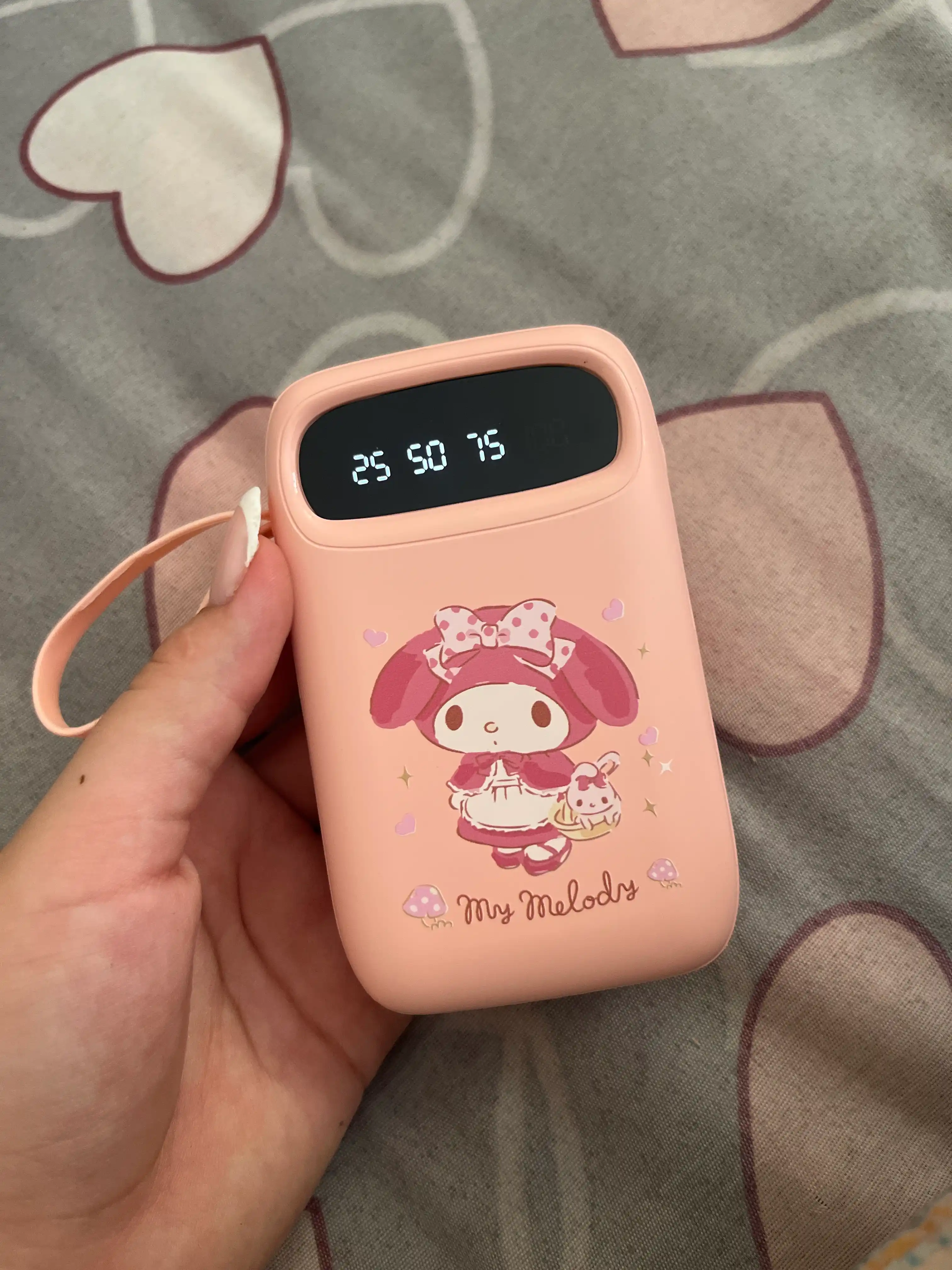 Jazibali PowerBank Hello Kitty, Kuromi, Cinnamonroll, Melody, 10000mAh, 4 ta kabel bilan