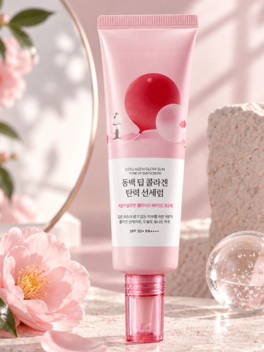 Round Lab Kameliya Kollagenli Teri Mustahkamlovchi SPF50+
