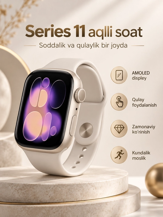 Maixinn Smart Watch — AMOLED, Bluetooth-звонки, SpO₂ и спортивные режимы - 