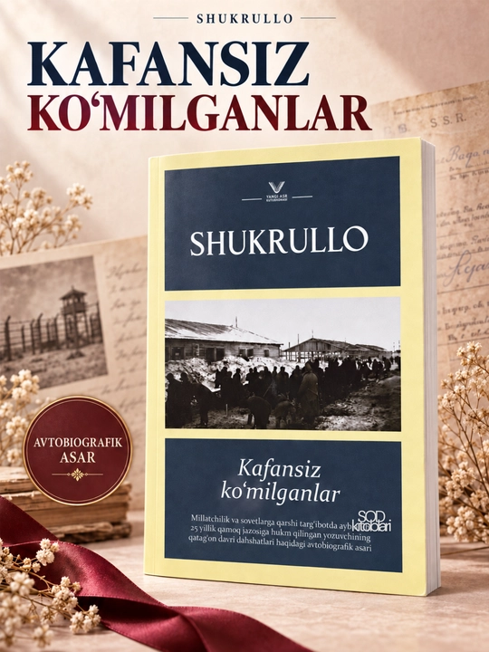 Kafansiz ko‘milganlar — Shukrullo, avtobiografik roman, yumshoq muqova - 
