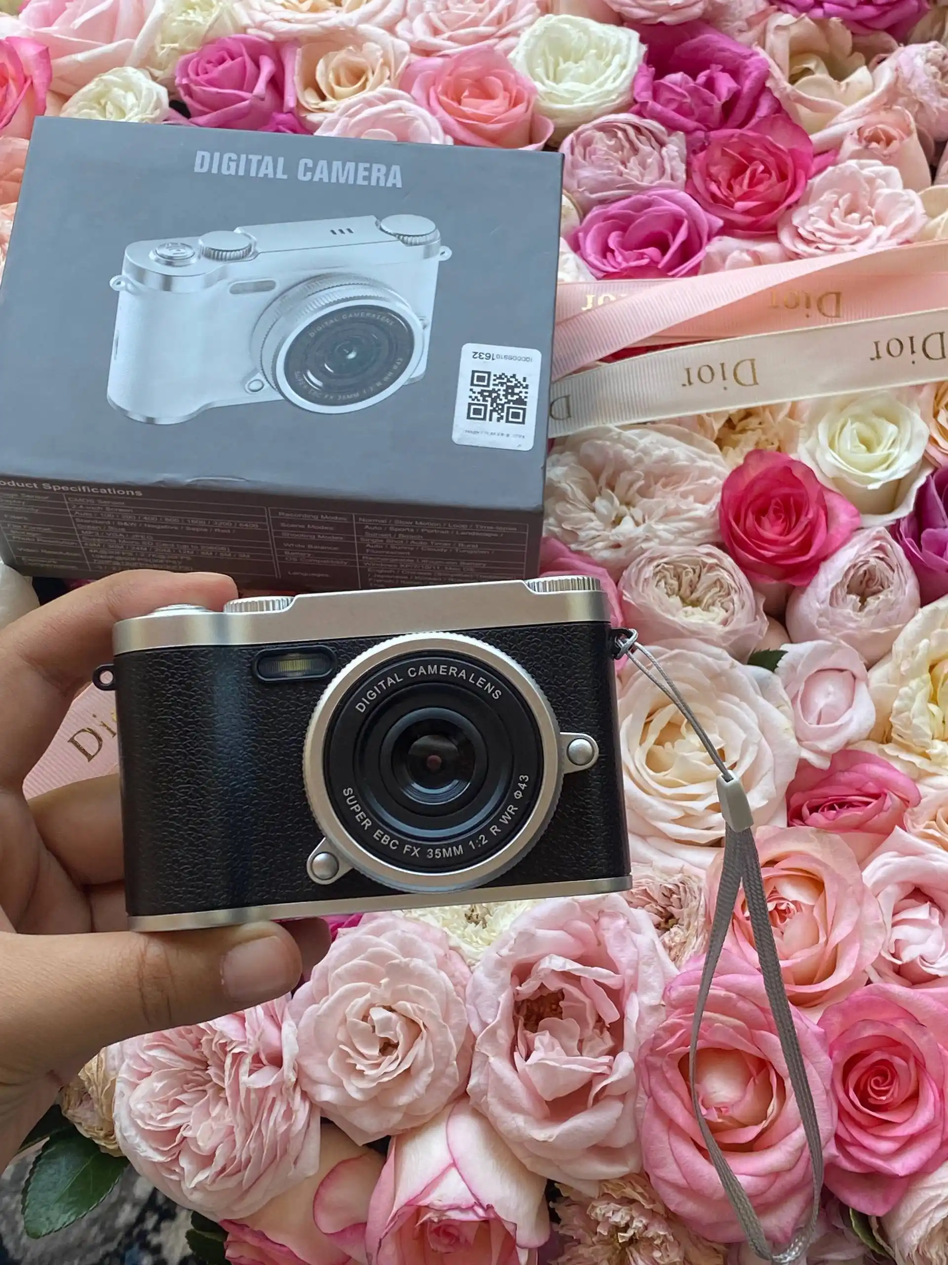 Raqamli kamera (fotoparat), foto kamera, retro kamera, 8x zum, va 32 GB karta