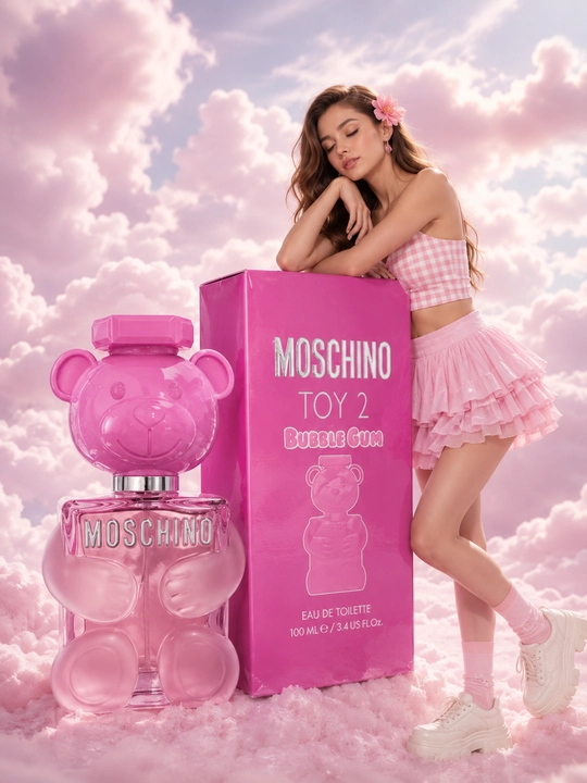 Moschino Toy 2 Bubble Gum ayol atiri shirin gulli-mevali hid, tualet suvi, parfum 3-100 ml