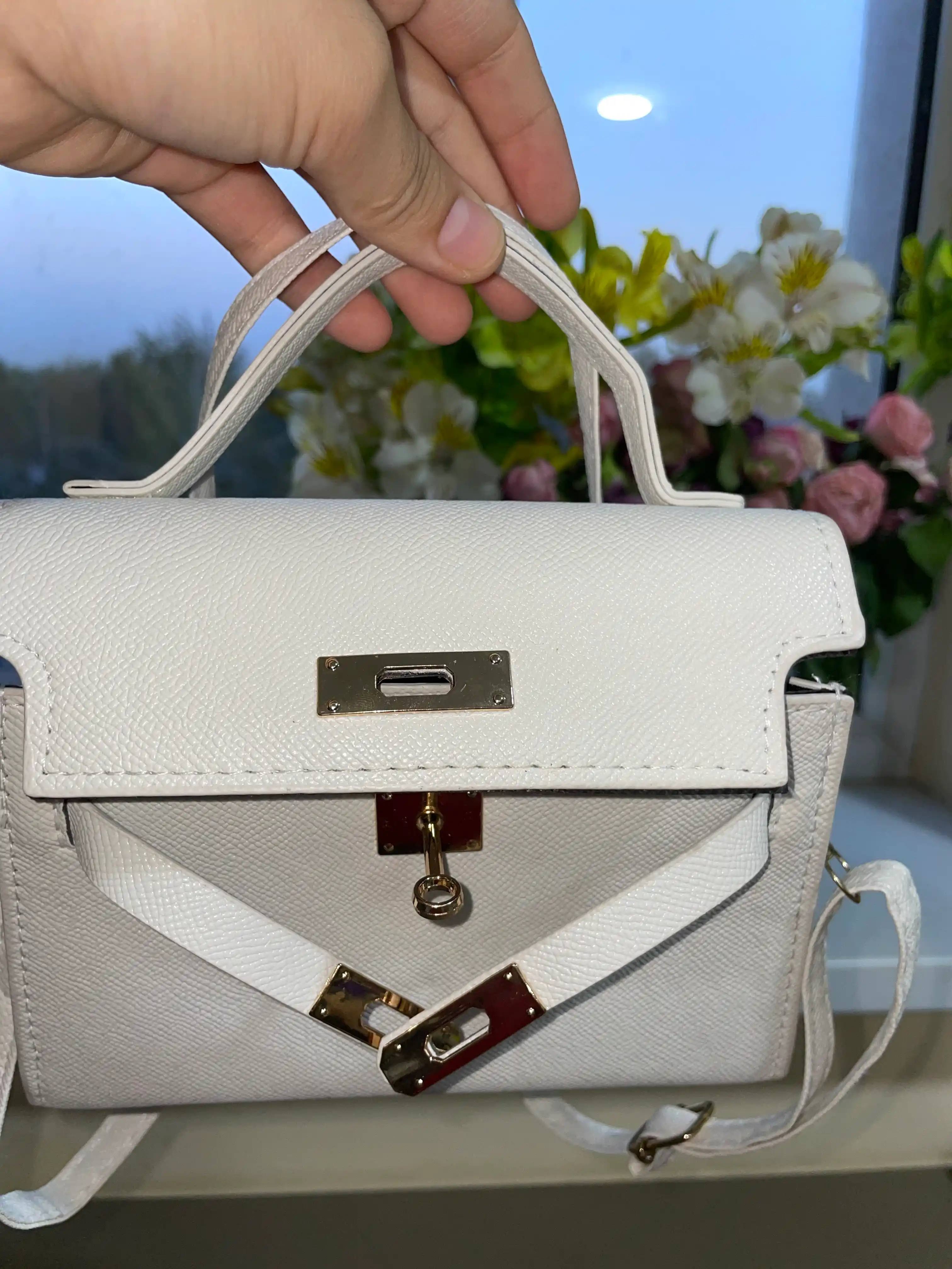 Женская мини сумка в стиле Hermes