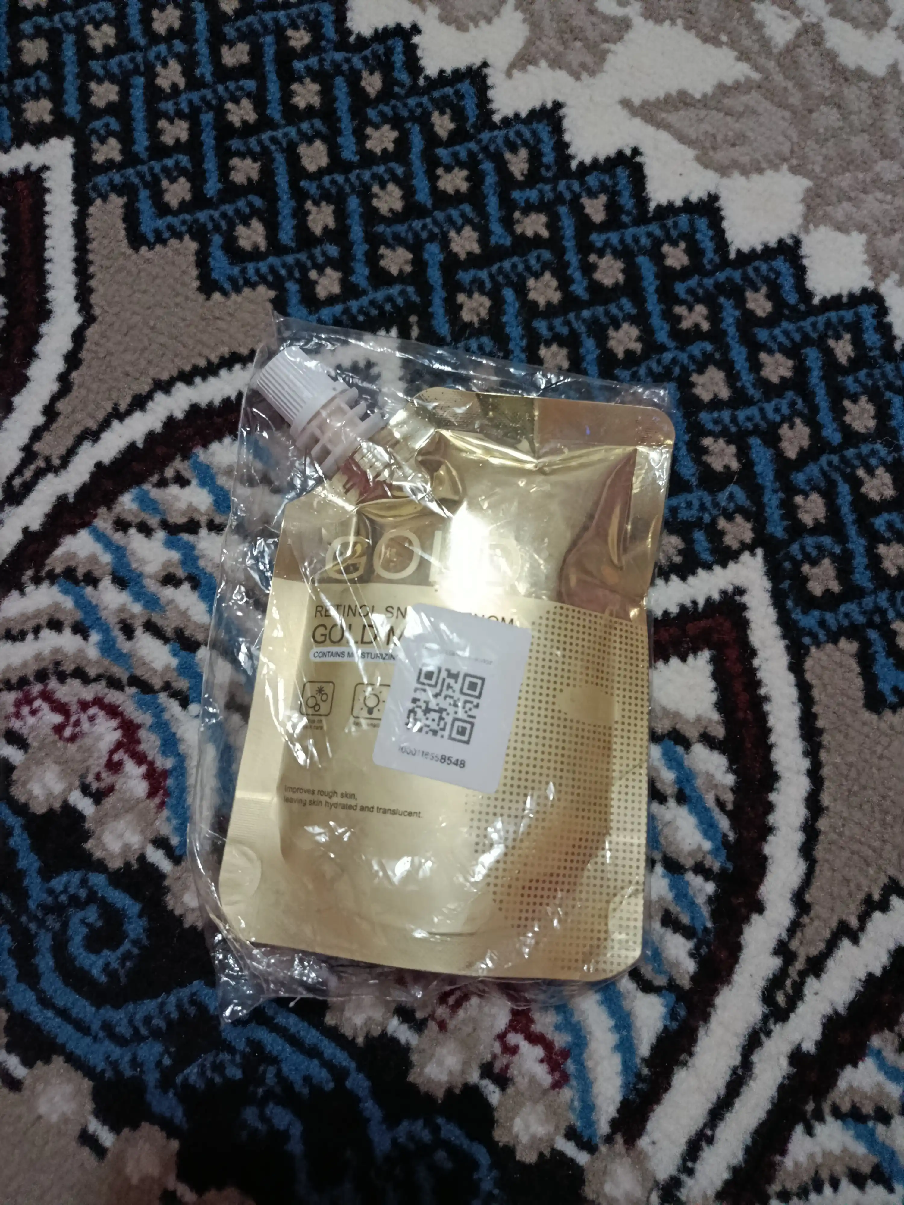 Жидкая маска для лица Gold Mask для увлажнения, омоложения и ухода за кожей лица, 100 г