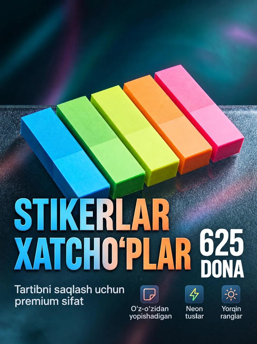 Eslatma qog ozi stikerlar, kitob uchun stikerlar, kitob belgilash ushun nakleyka - 