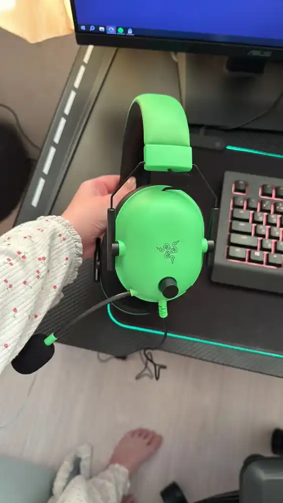 Razer BlackShark V2X o'yin quloqchini, 7.1 surround, mikrofonli