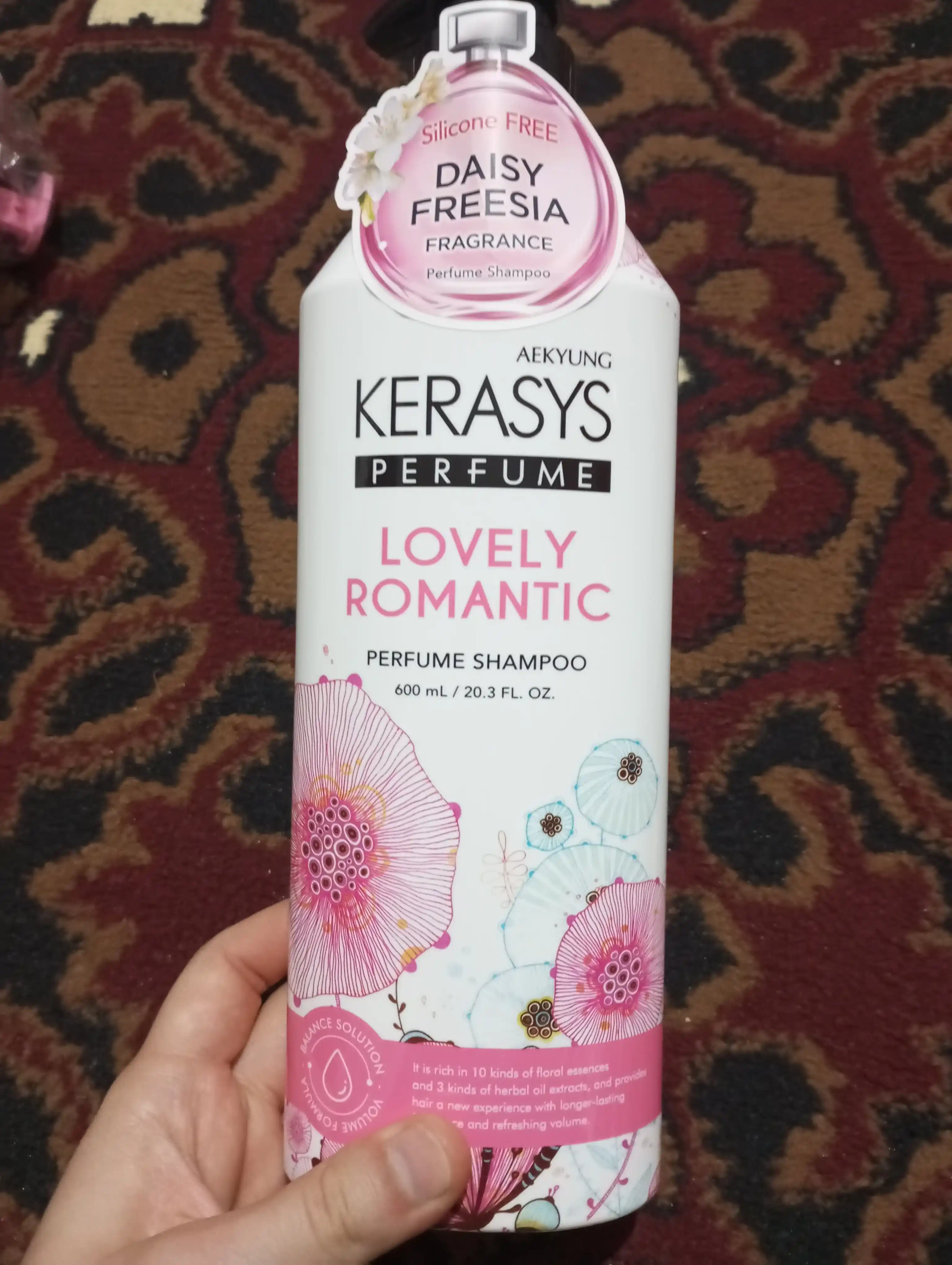 Шампунь для волос - Кератин, для женщин, Kerasys Lovely Romantic, 600 мл