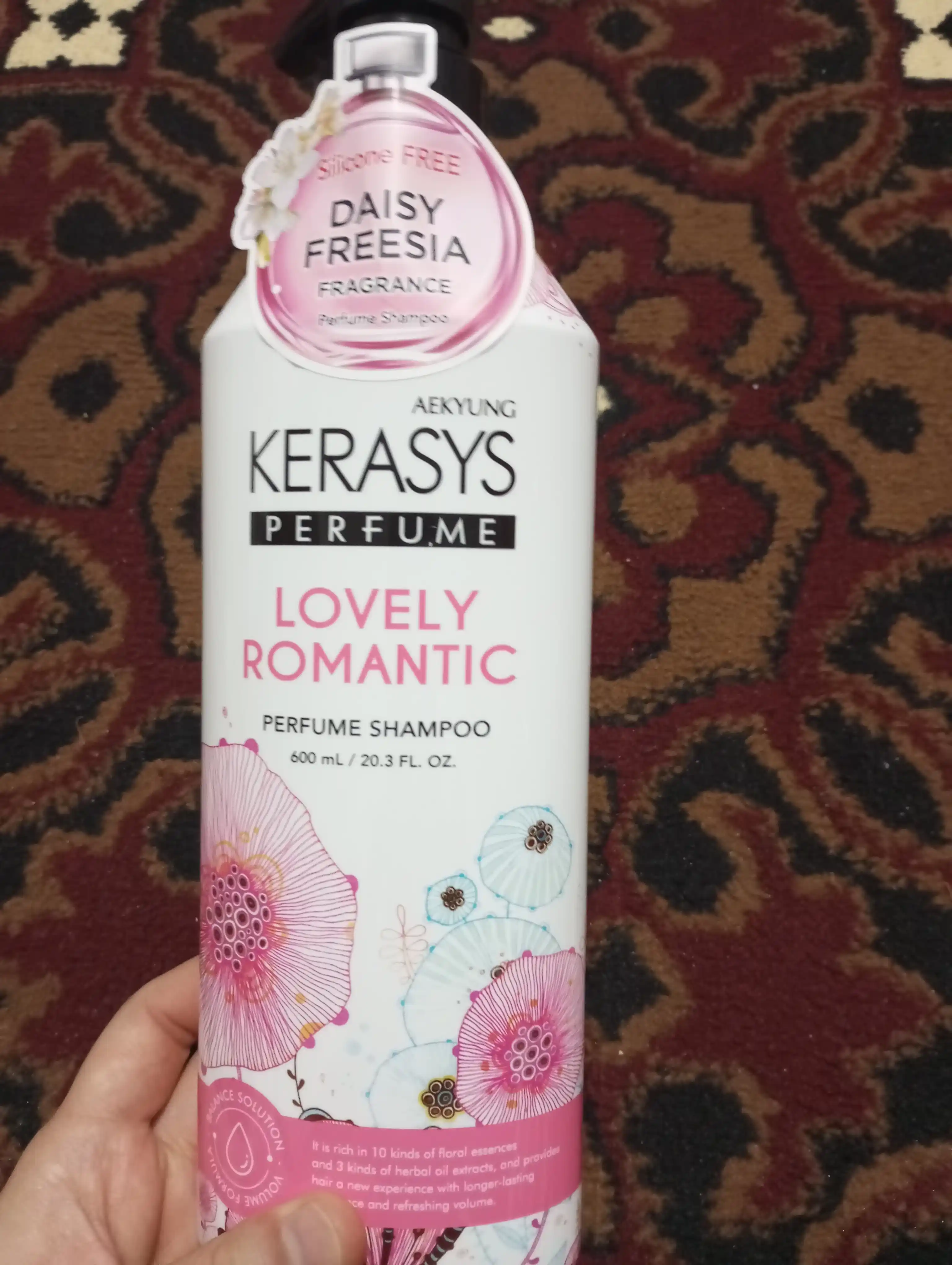 Шампунь для волос - Кератин, для женщин, Kerasys Lovely Romantic, 600 мл