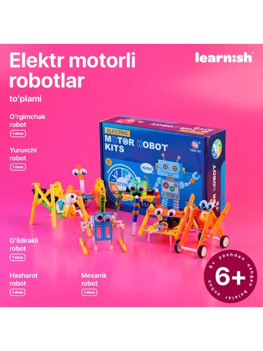 6 tasi 1 da «Elektr robotlar» konstruktori