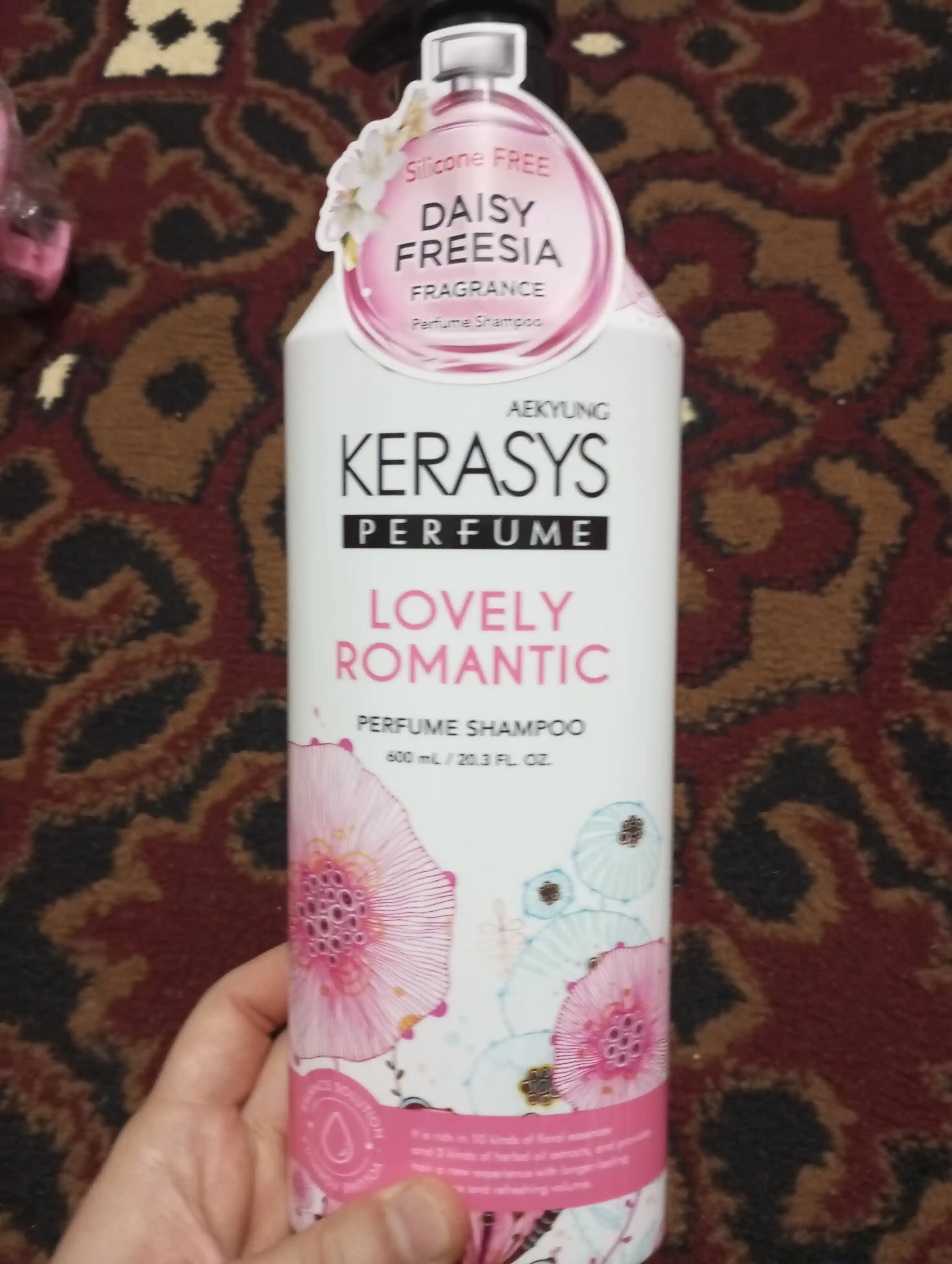 Шампунь для волос - Кератин, для женщин, Kerasys Lovely Romantic, 600 мл