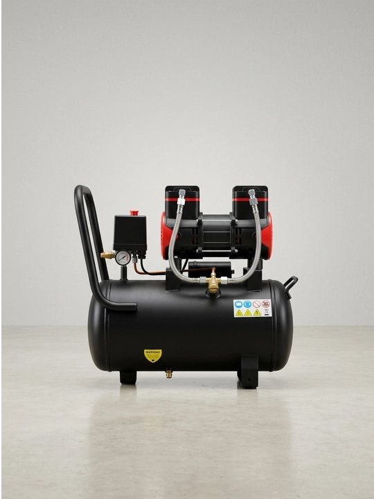 Бесшумный воздушный компрессор Baichuan 30L (2.5 HP) — для авто, мастерской и дома