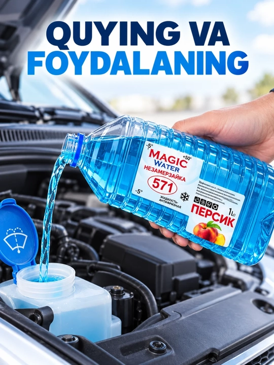 Avtomobil oynasi uchun yuvish suyuqligi Magic Water 571, -5°C, 1 litr