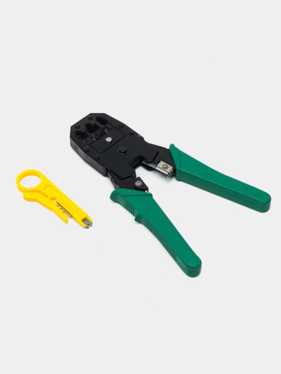 Инструмент клещи RJ-45, RJ-11, RJ-12, для обжима проводов, кабелей, кримпер