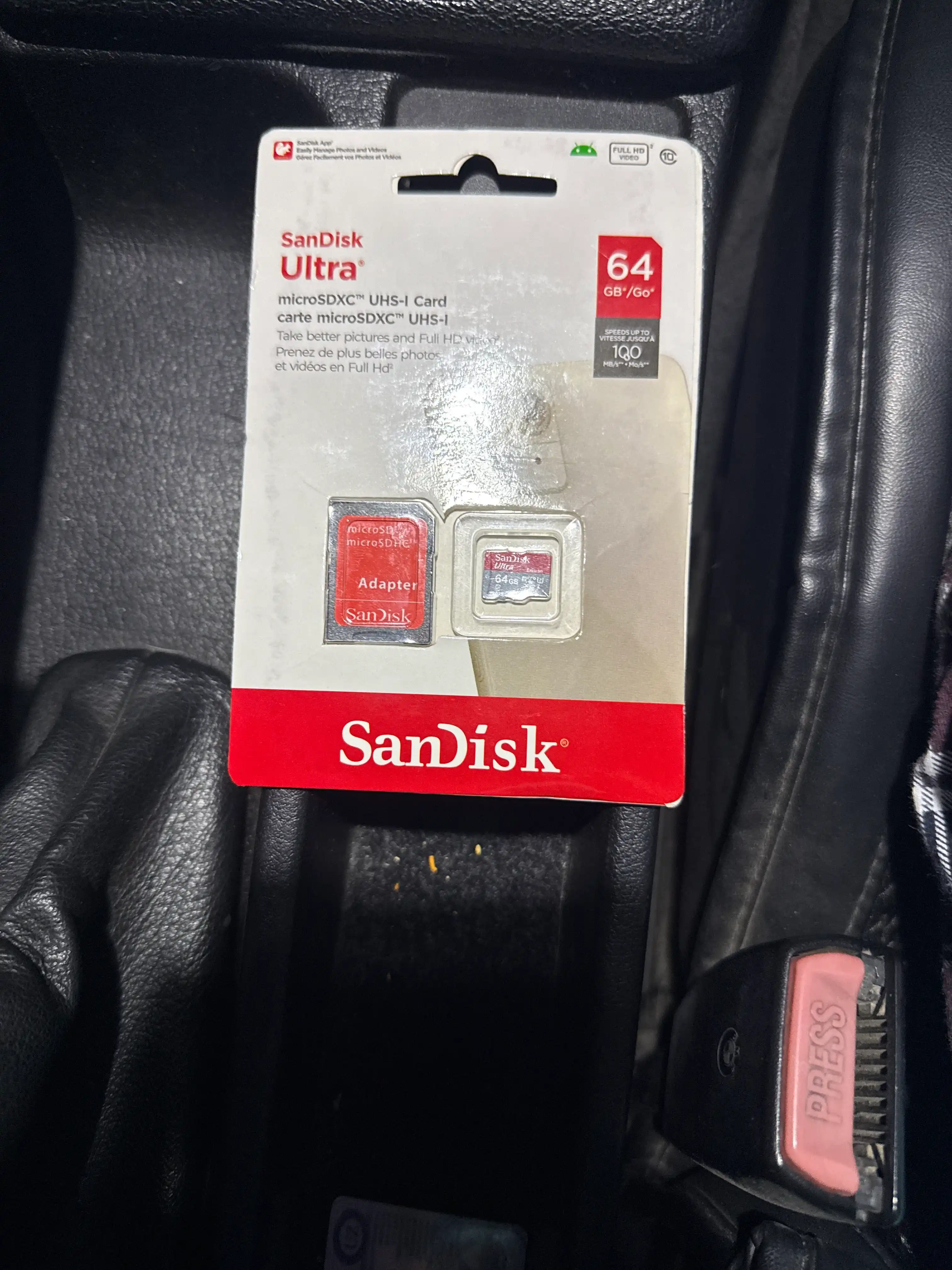 Карта SanDisk Ultra microSD 64/16 гб