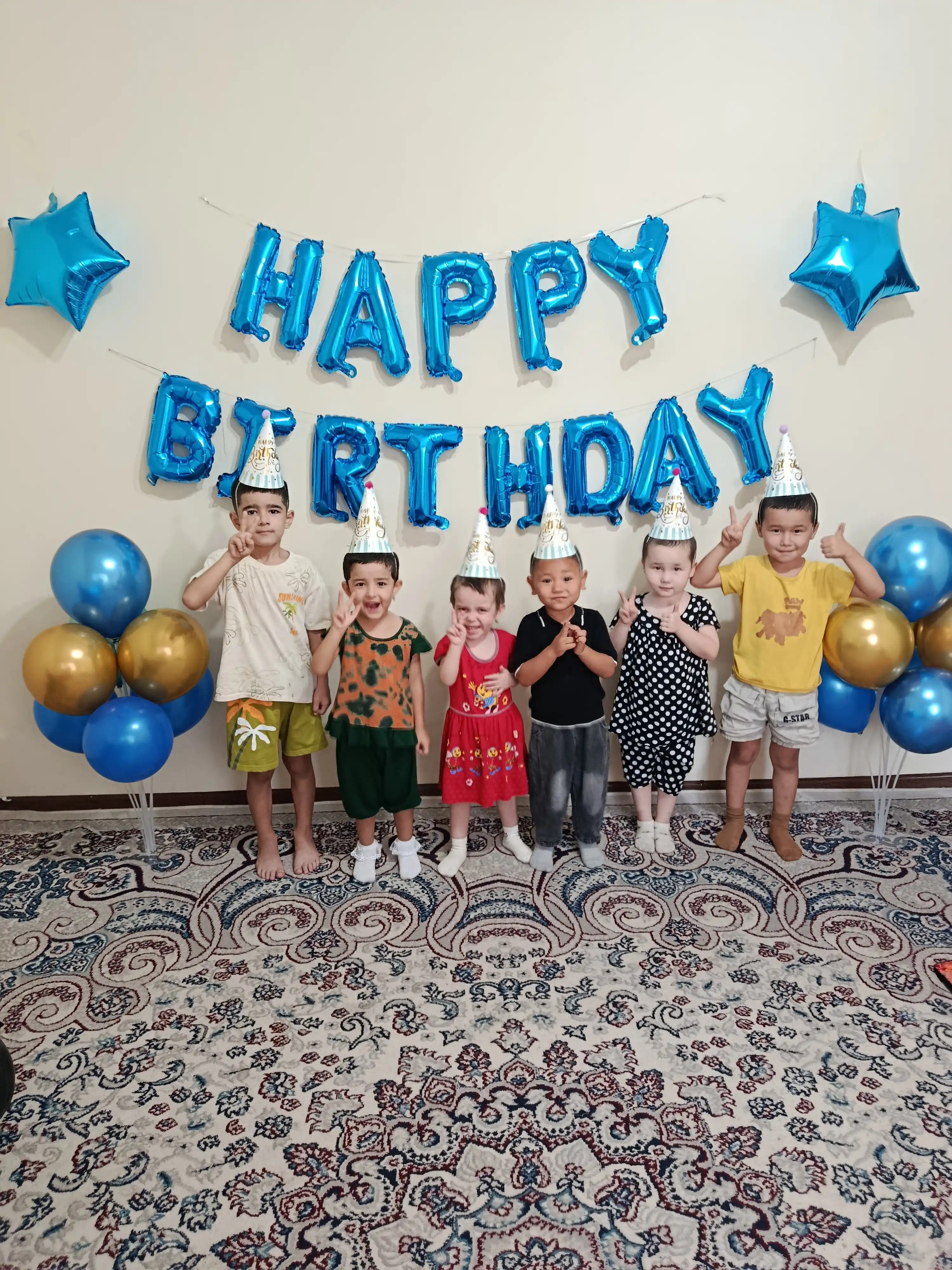 Праздничный набор воздушных шаров Happy Birthday,25 предметов