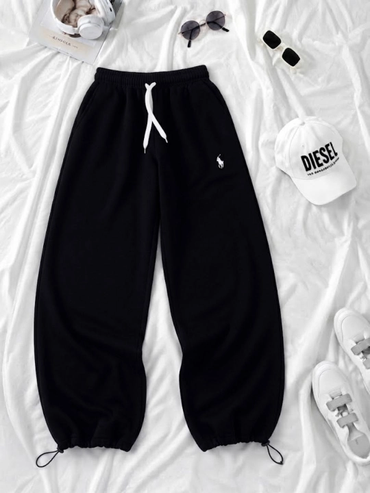 Katta o'lchamli ayollar va erkaklar sport shimi, oversize triko, unisex ishton, 100%paxta