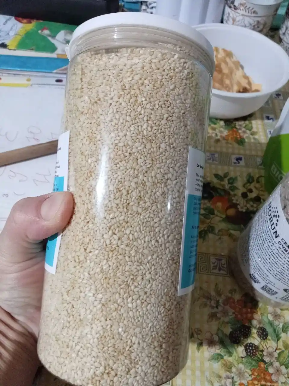 Белый Кунжут 600 гр, 300 гр — 100% Натуральный Полезный Продукт