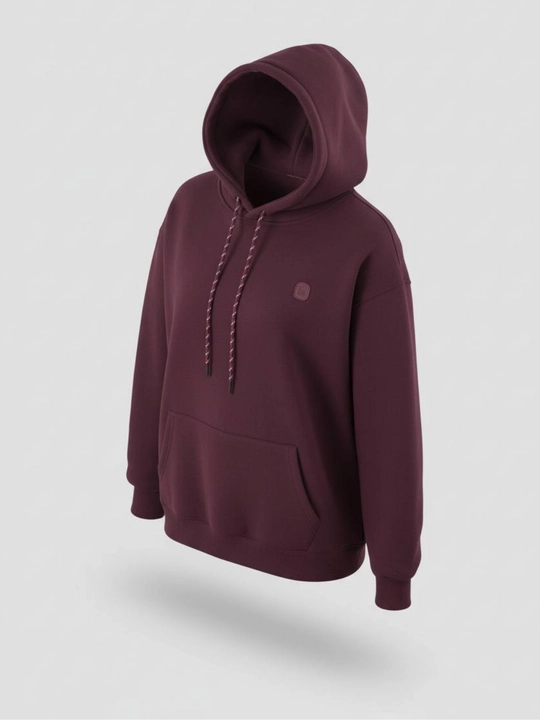 Ayollar uchun oversized uslubidagi qalin va zamonaviy xudi