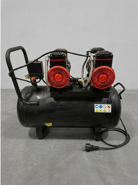 Бесшумный воздушный компрессор Baichuan 50L/2780W /27 кг — для авто, мастерской и покраски
