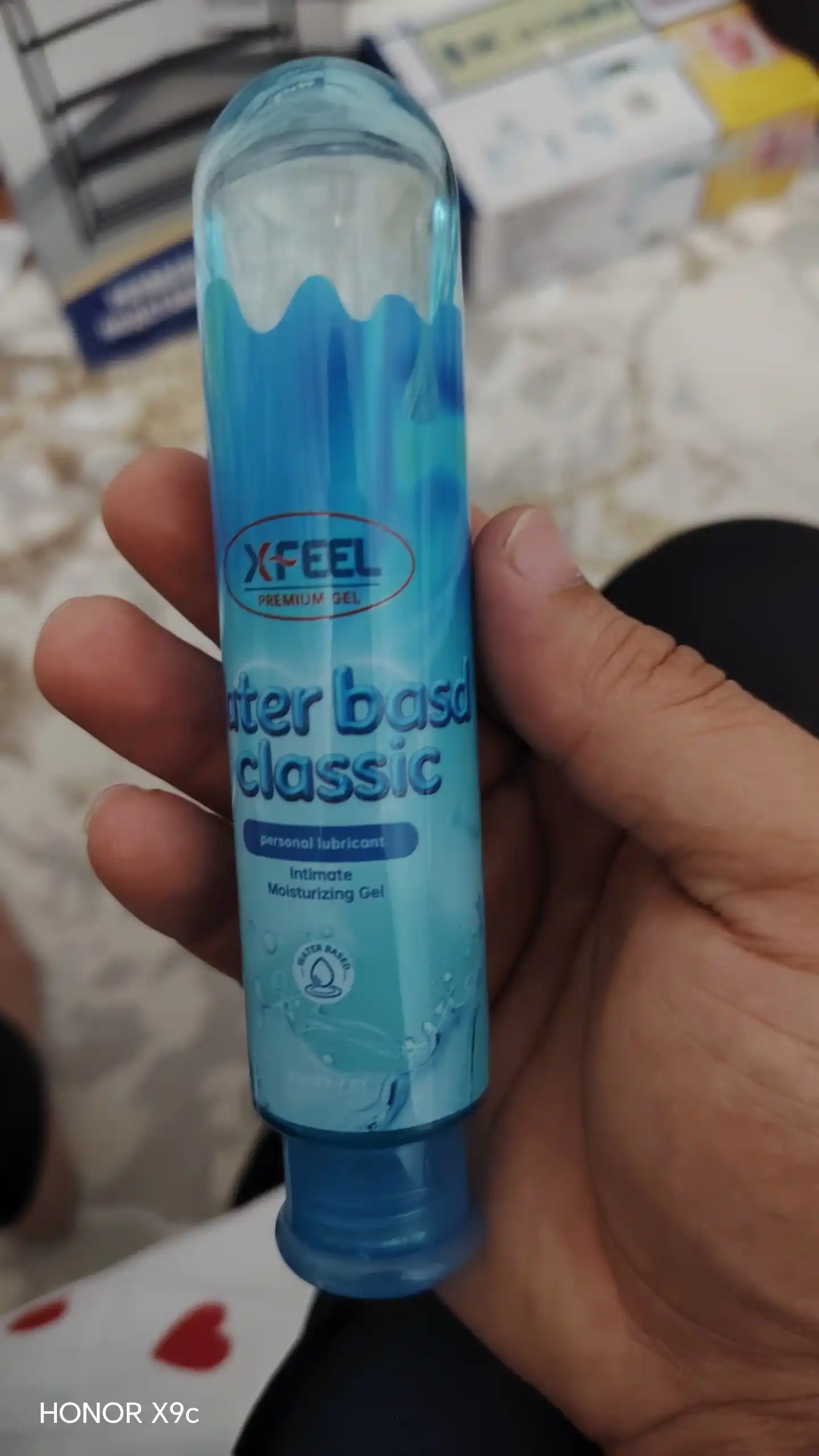 Gel moylash vositasi, mevali, suvga asoslangan, yeyish mumkin, "XFEEL", 80 ml