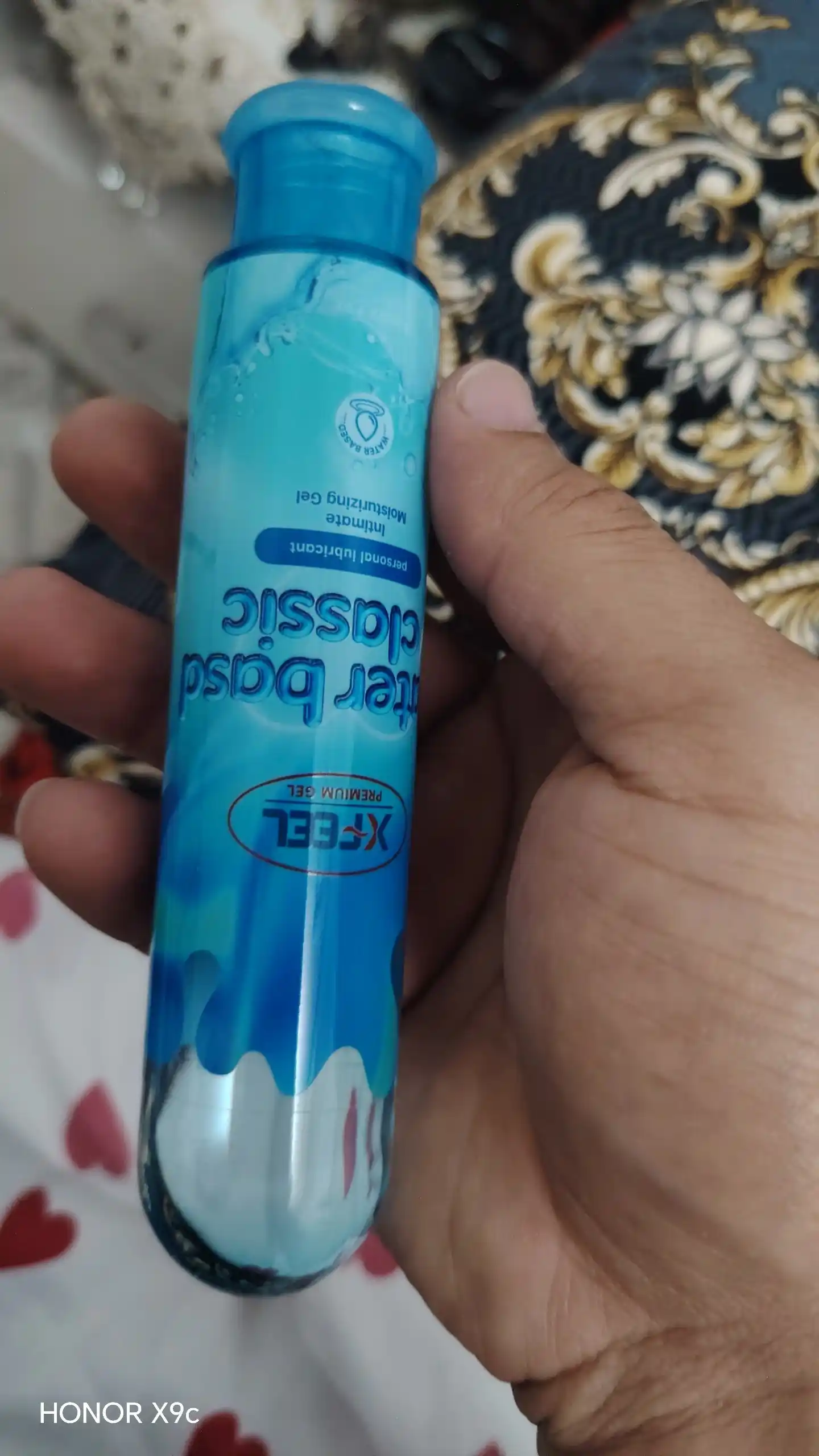 Gel moylash vositasi, mevali, suvga asoslangan, yeyish mumkin, "XFEEL", 80 ml