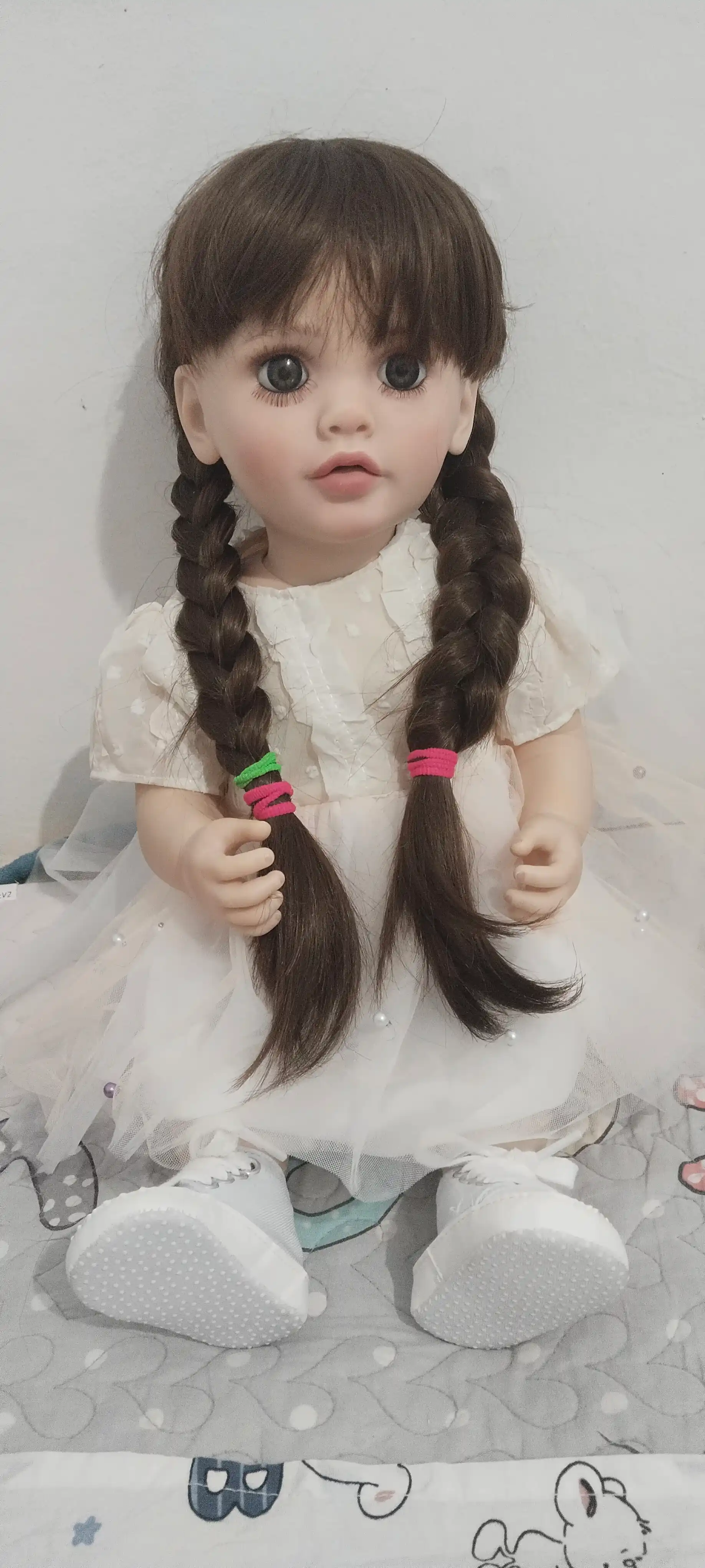 FIDGO BABY Lovely qo‘g‘irchog‘i, 55 sm, silikon, realistik xususiyatlarga ega