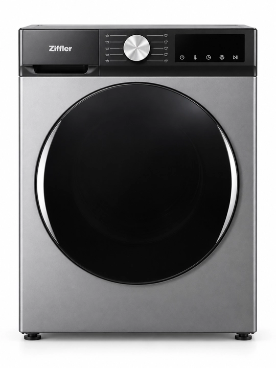 Ziffler kir yuvish mashinasi, 8 kg, BLDC Inverter, Steam Wash bug‘ bilan yuvish