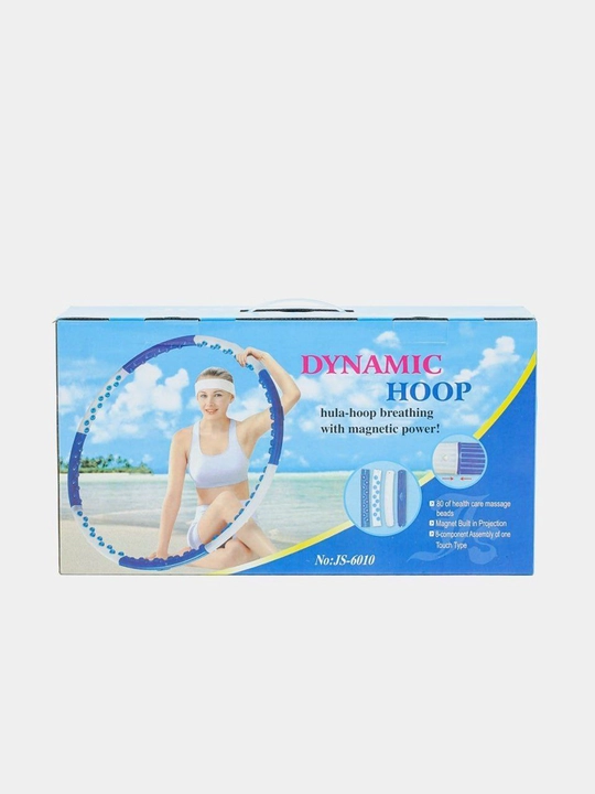 Dynamic Hoop JS-6010 magnitli massaj halqasi — 80 ta massaj elementi, fitnes uchun