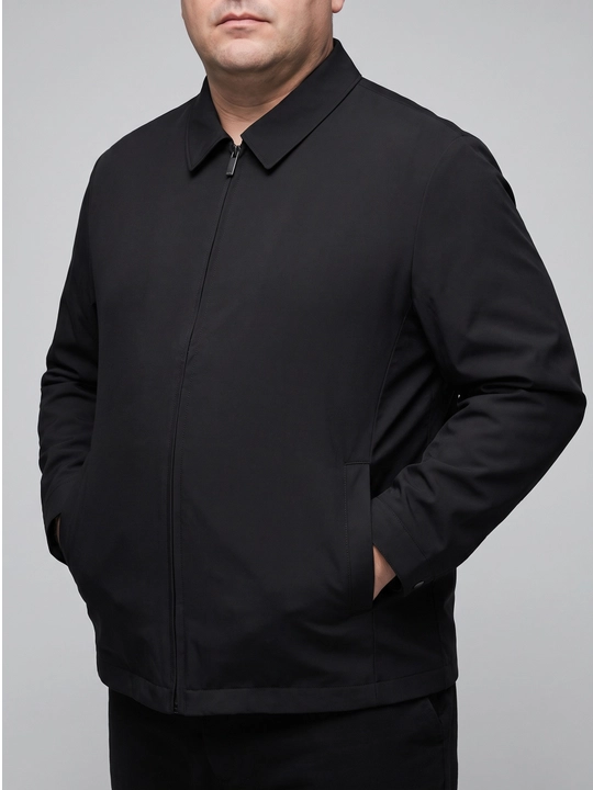 Erkaklar katta o'lchamdagi klassik yengil kurtka, vetrovka, bahor-kuz, 4XL-8XL, Xitoy - 