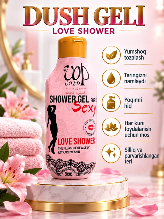 Love Shower dush geli – jozibali va yoqimli hid