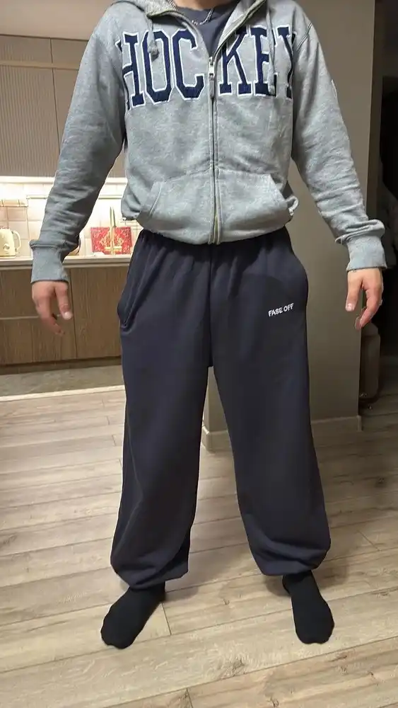 Sport triko erkaklar uchun , keng Baggy oversize shimlar, kuzgi erkin bichim