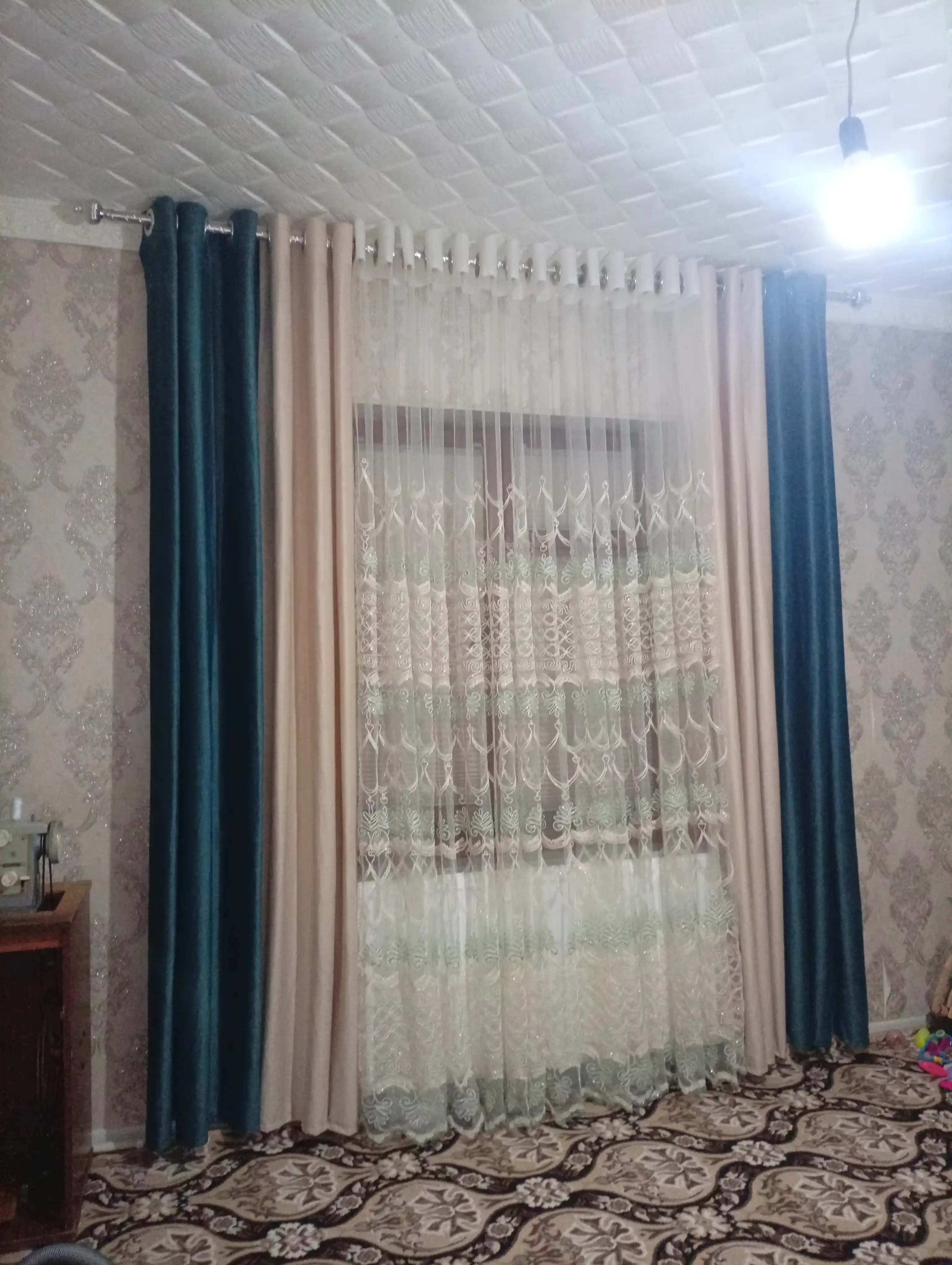 Тюлевые шторы для спальни, гостиницы, зала, кухни