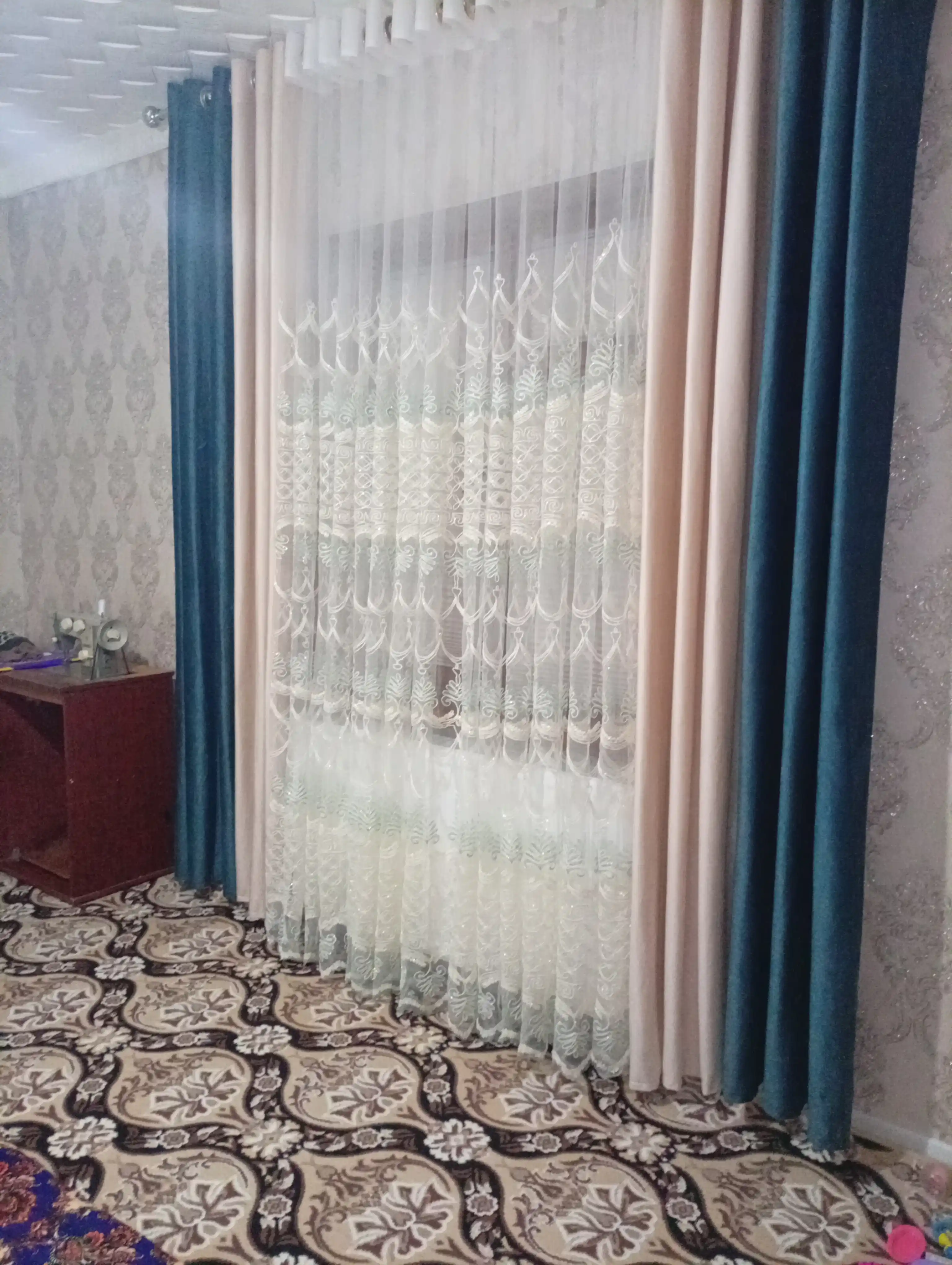 Тюлевые шторы для спальни, гостиницы, зала, кухни