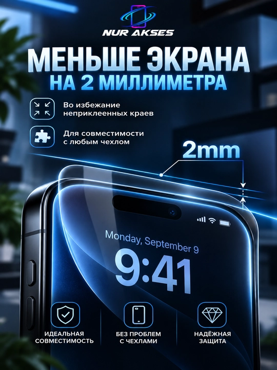 Защитное стекло без рамки для IPhone Xr/11/11Pro12Pro/13Pro/14Pro/15Pro/16Pro/17Pro Max