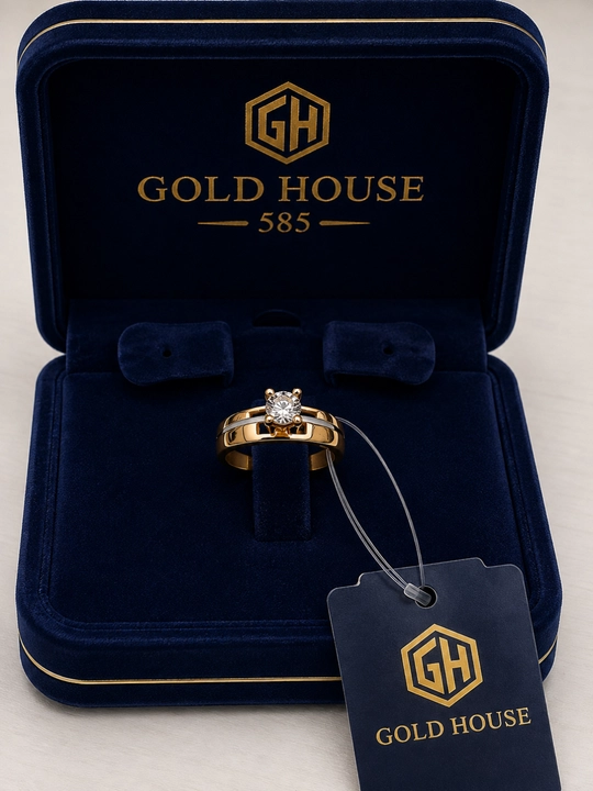 585 probali oltin uzuklar, Gold House’dan ayollar uchun oltin uzuklar - 