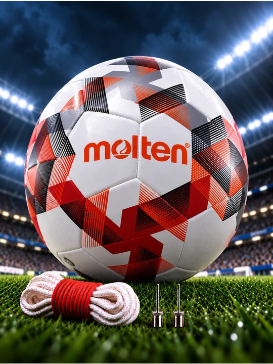 Futbol to‘pi Molten FG1000, Professional, 5-o‘lcham, oq-qizil