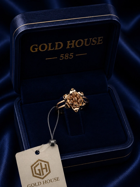 585 probali oltin uzuklar, Gold House’dan ayollar uchun oltin uzuklar - 